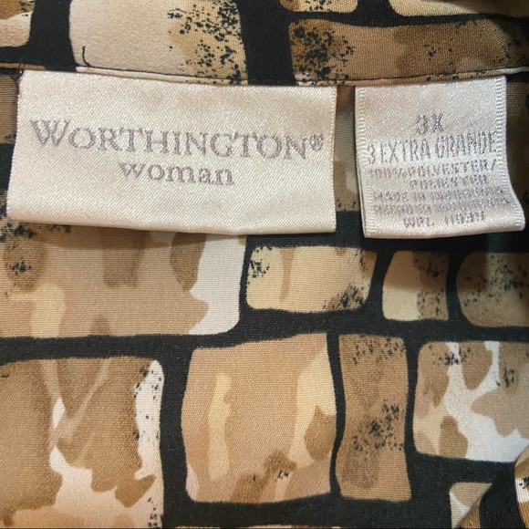 Worthington Button Down Shirt Size 3X - Picture 4 of 4